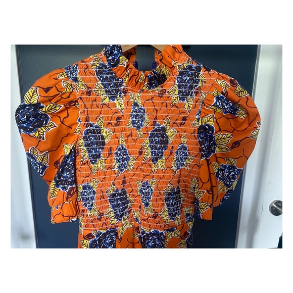 Autumn Adeigbo || NWT Lana Dress (Orange) - Picture 7 of 11